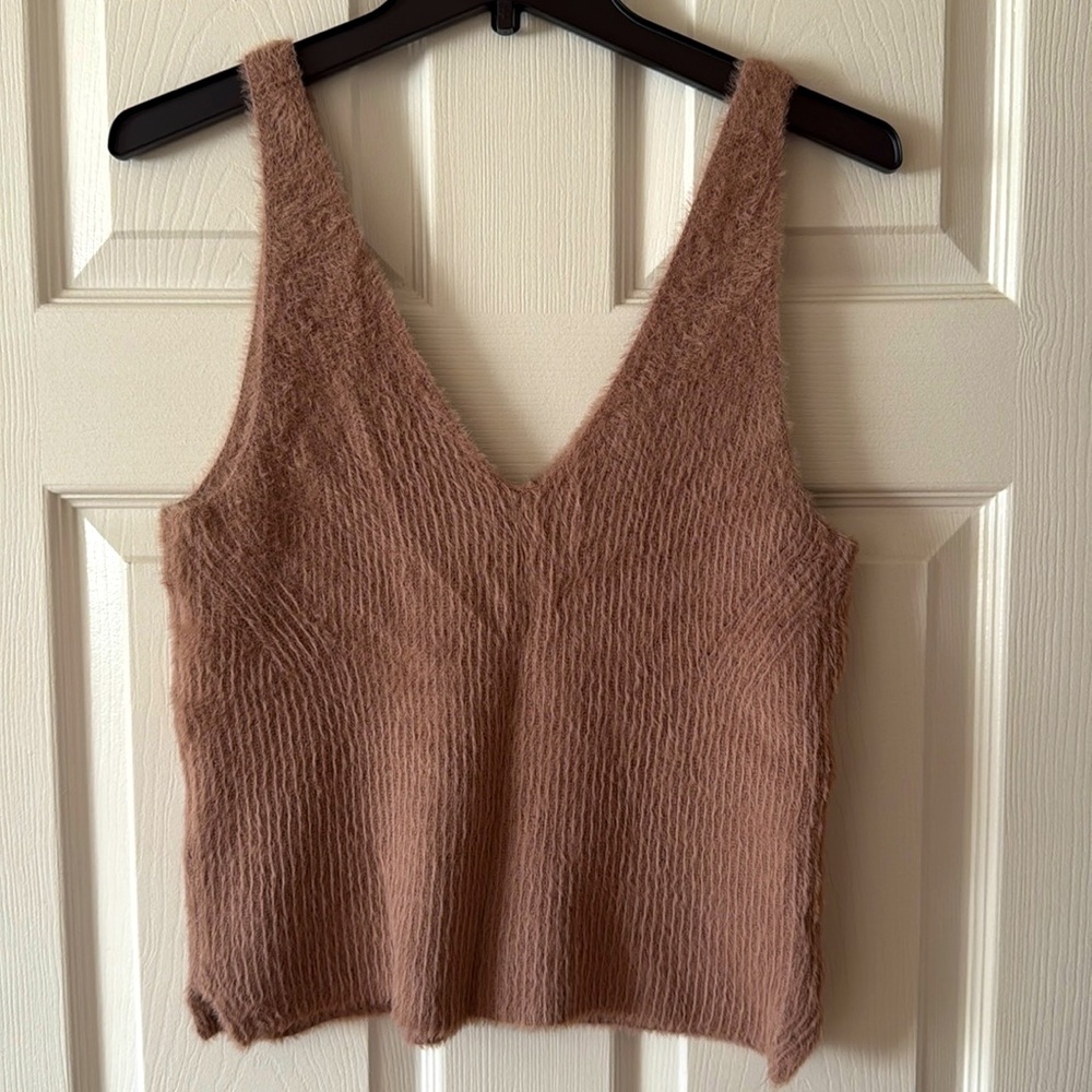 Gentle Fawn Furry Blush V-Neck Tank